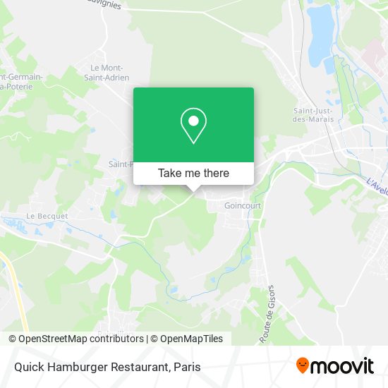 Quick Hamburger Restaurant map