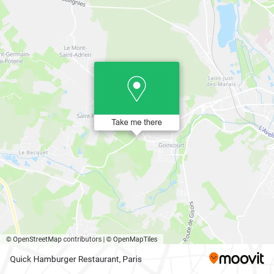 Quick Hamburger Restaurant map
