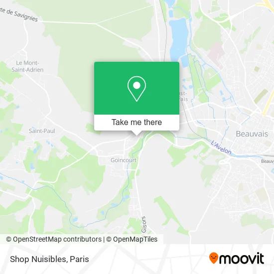 Shop Nuisibles map