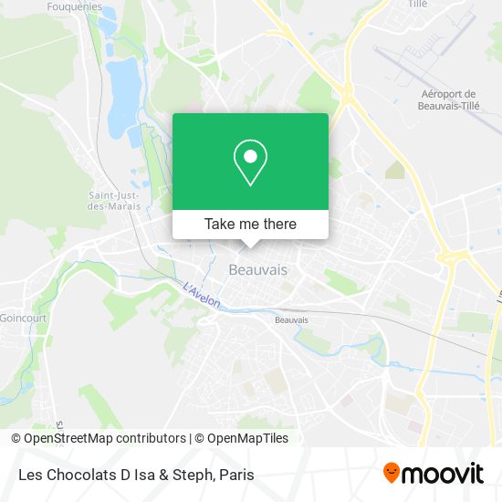 Les Chocolats D Isa & Steph map