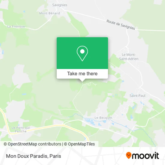 Mon Doux Paradis map