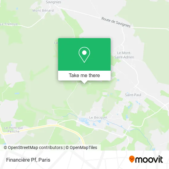 Financière Pf map