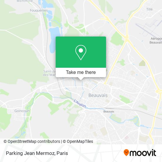 Parking Jean Mermoz map