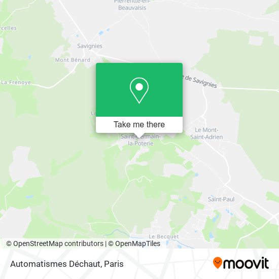 Automatismes Déchaut map