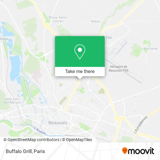 Buffalo Grill map