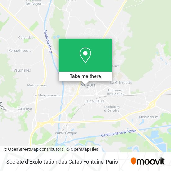 Société d'Exploitation des Cafés Fontaine map
