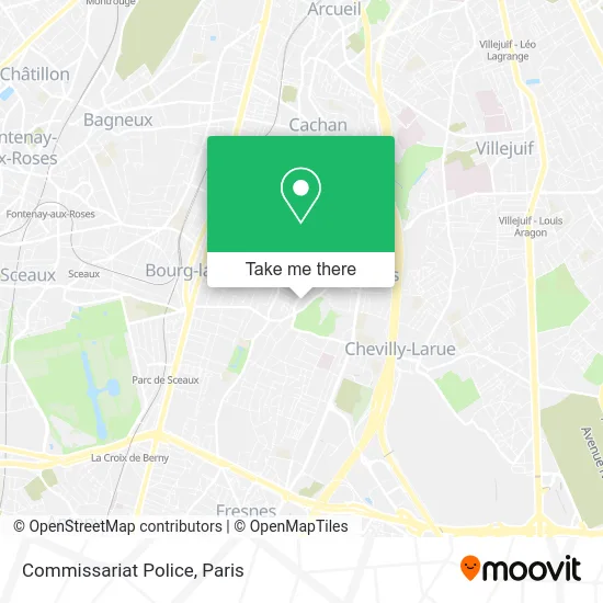 Commissariat Police map