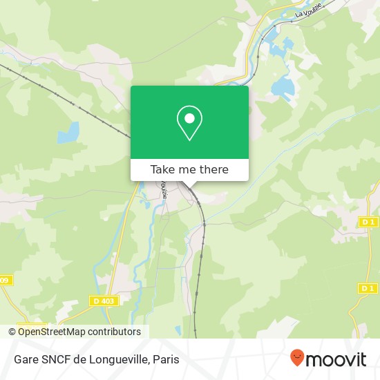 Mapa Gare SNCF de Longueville