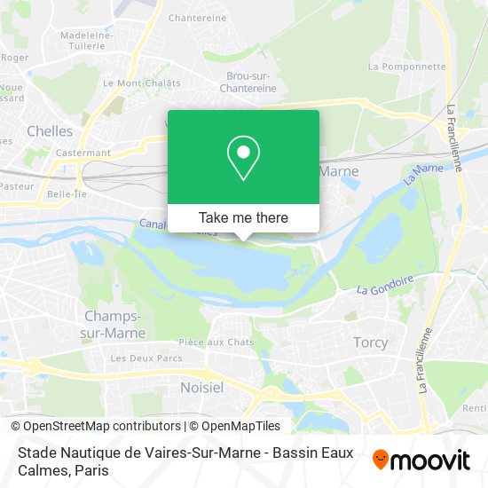 Stade Nautique de Vaires-Sur-Marne - Bassin Eaux Calmes map