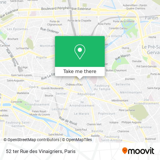 52 ter Rue des Vinaigriers map