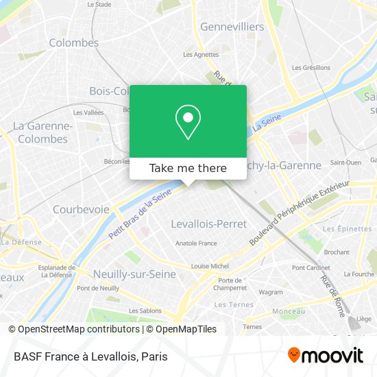 Mapa BASF France à Levallois