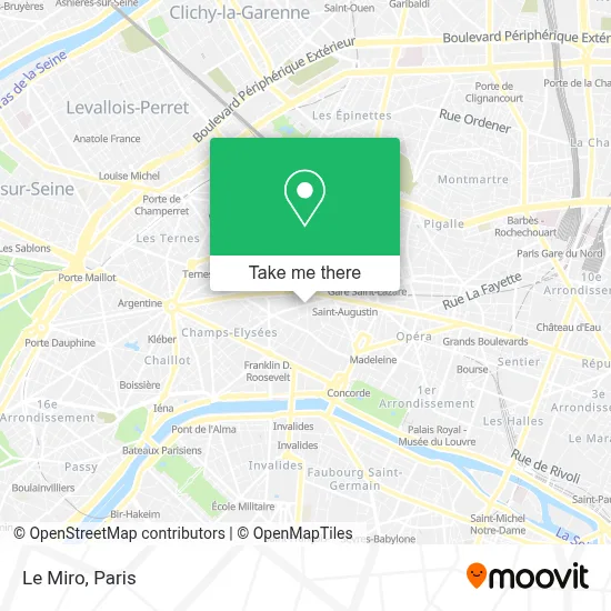 Le Miro map