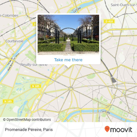 Promenade Péreire map