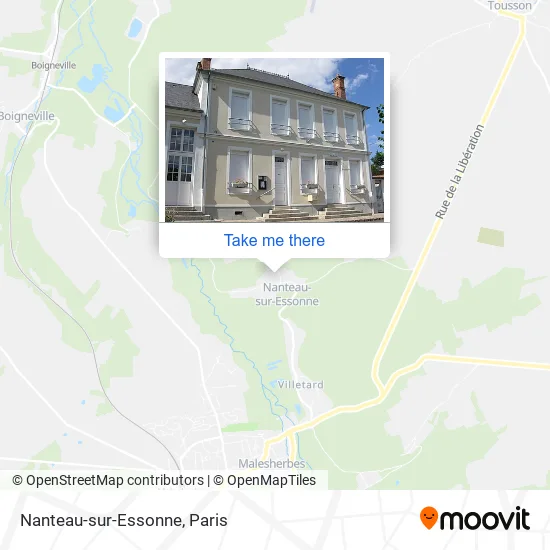 Nanteau-sur-Essonne map