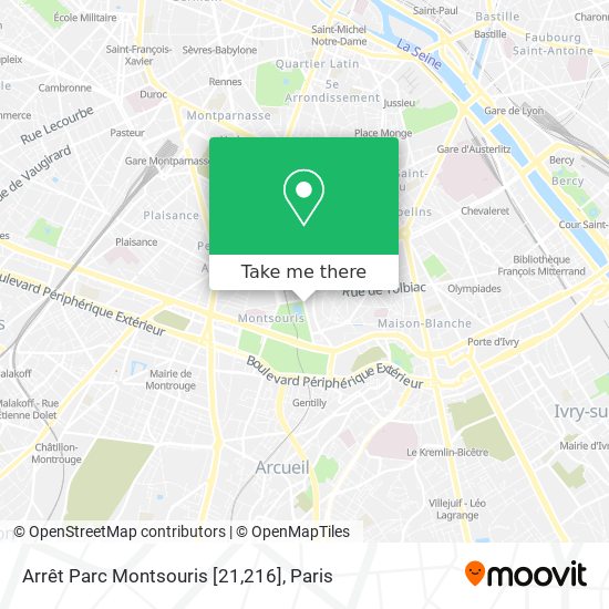 Arrêt Parc Montsouris [21,216] map