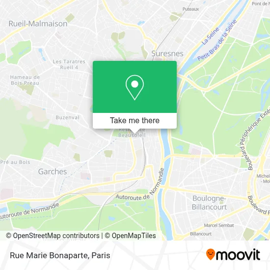 Rue Marie Bonaparte map