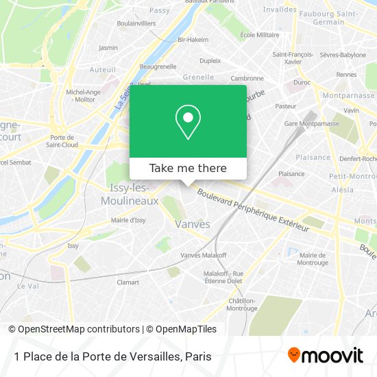 1 Place de la Porte de Versailles map