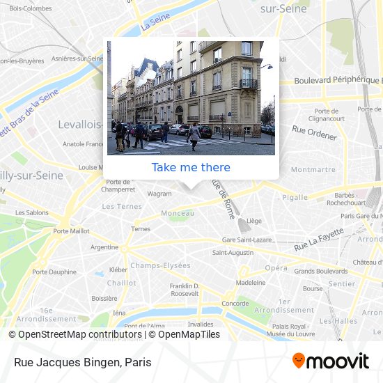 Rue Jacques Bingen map