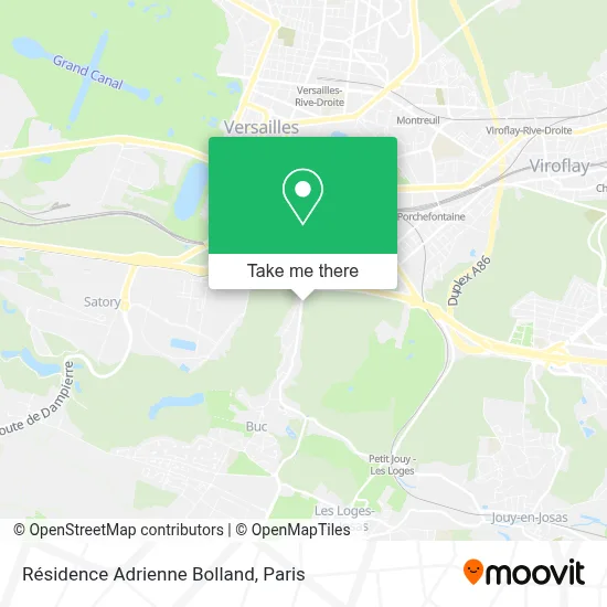 Résidence Adrienne Bolland map