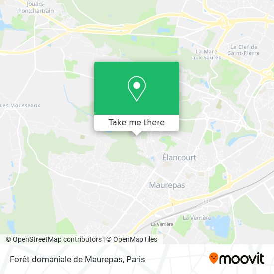Forêt domaniale de Maurepas map