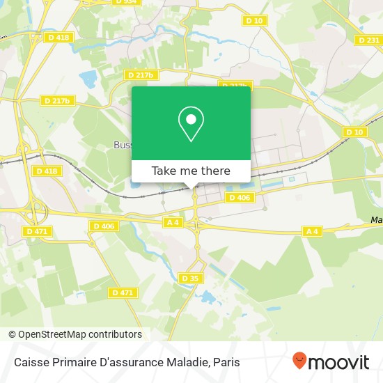 Caisse Primaire D'assurance Maladie map