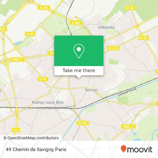 49 Chemin de Savigny map