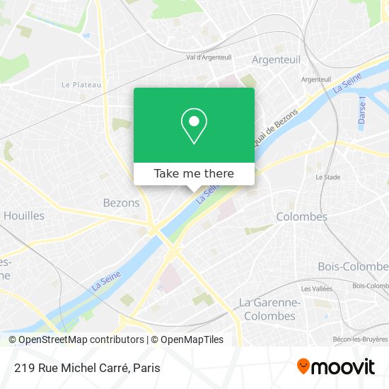 Mapa 219 Rue Michel Carré