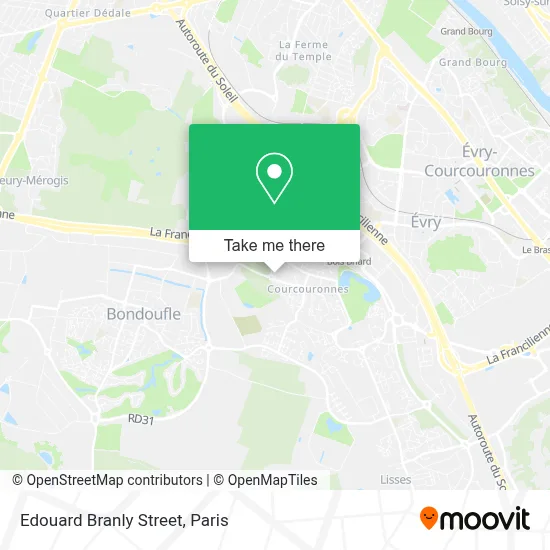 Rue Edouard Branly map