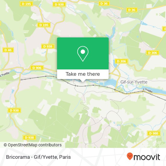 Mapa Bricorama - Gif/Yvette