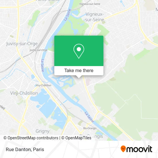 Rue Danton map
