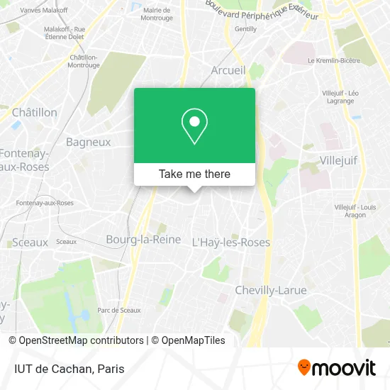 IUT de Cachan map