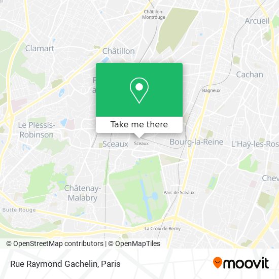Mapa Rue Raymond Gachelin