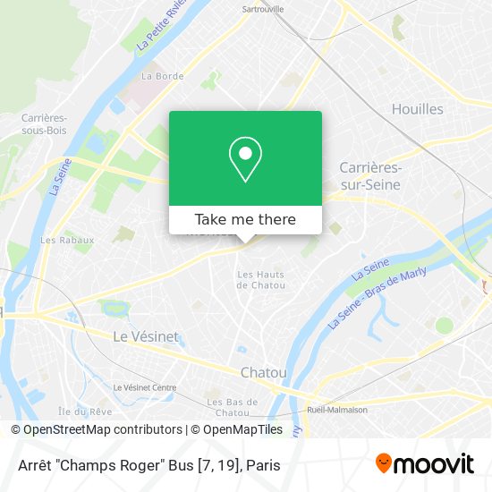 Arrêt "Champs Roger" Bus [7, 19] map