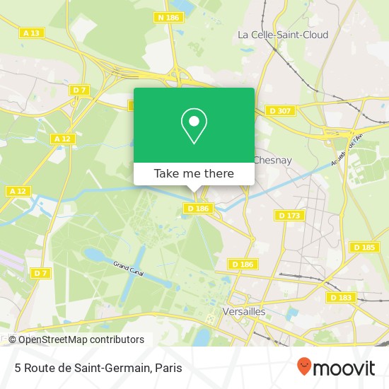 5 Route de Saint-Germain map