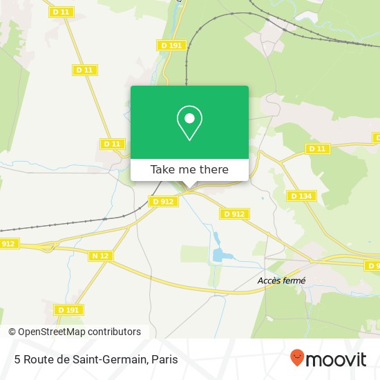 5 Route de Saint-Germain map
