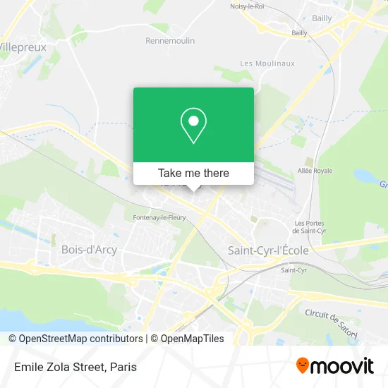 Rue Emile Zola map