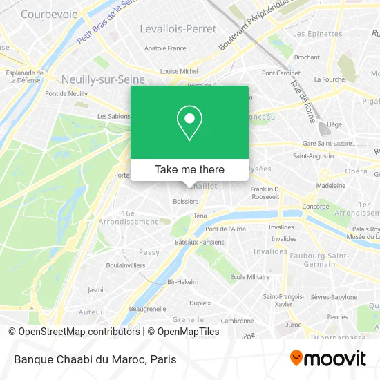 Banque Chaabi du Maroc map