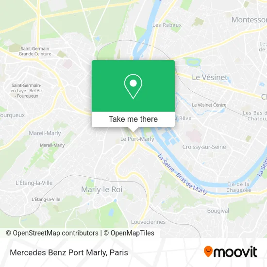Mercedes Benz Port Marly map