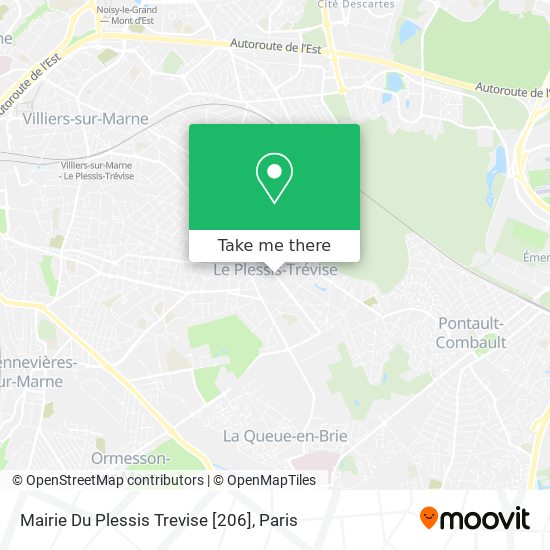 Mairie Du Plessis Trevise [206] map