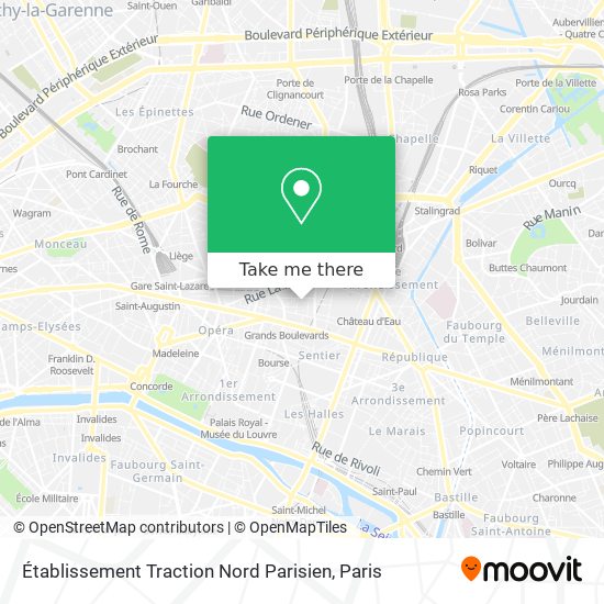 Établissement Traction Nord Parisien map