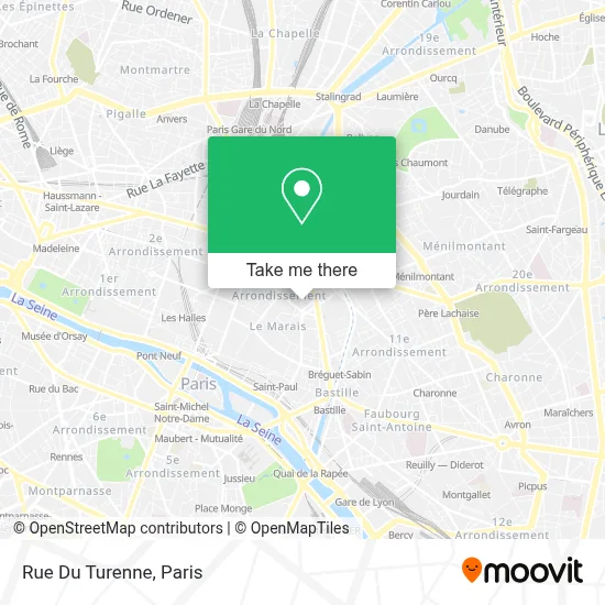 Rue Du Turenne map