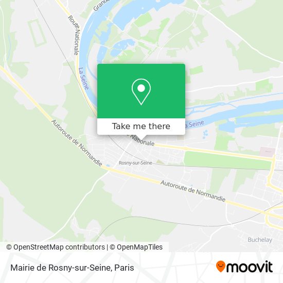 Mapa Mairie de Rosny-sur-Seine
