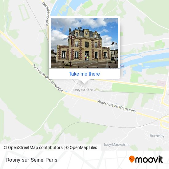 Rosny-sur-Seine map