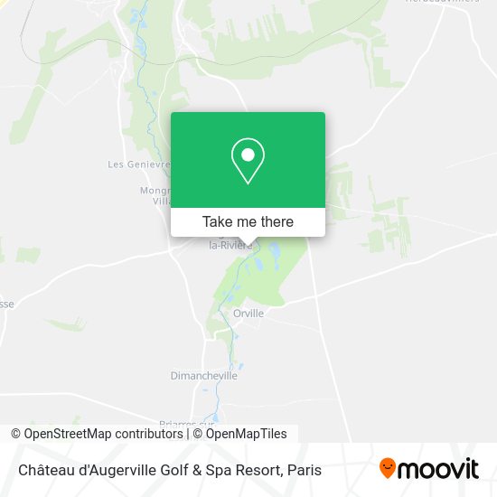 Château d'Augerville Golf & Spa Resort map