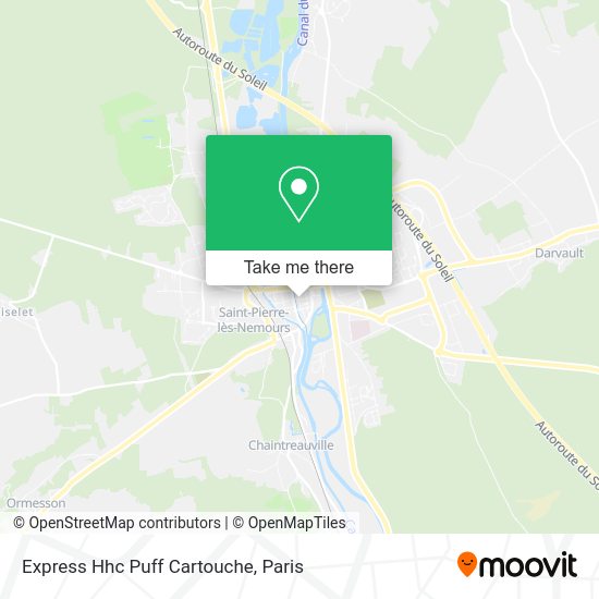 Express Hhc Puff Cartouche map