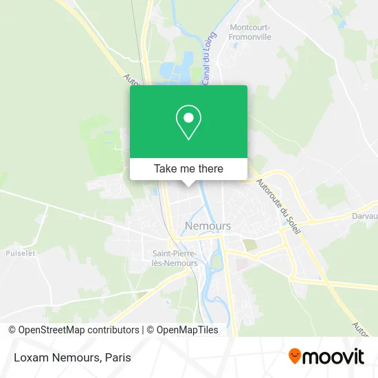 Loxam Nemours map