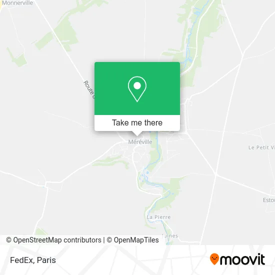 FedEx map
