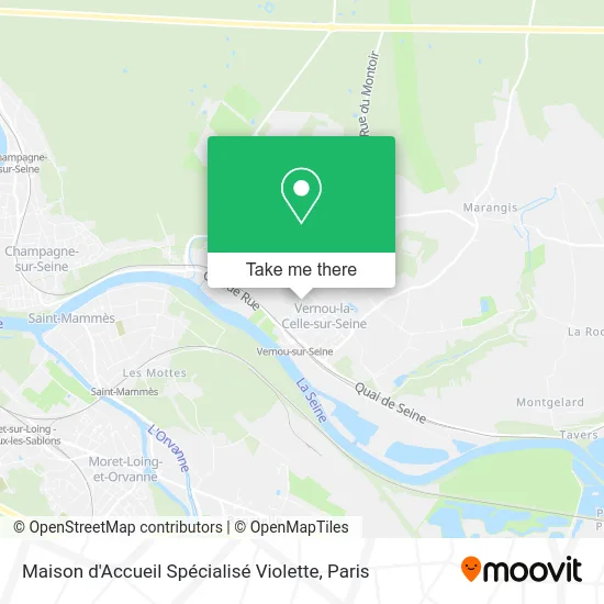 Maison d'Accueil Spécialisé Violette map