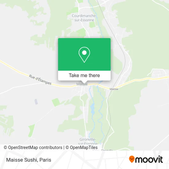 Maisse Sushi map