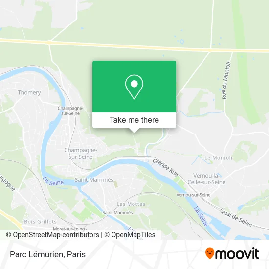 Parc Lémurien map